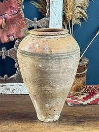 Amazon.com: Vintage Terracotta Vase - Large Maximalist ...