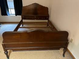 Antique Full Sized Bed Frame- Solid Wood for Sale in Orlando ...