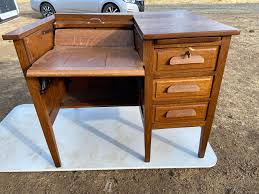 1920s Antique Typewriter Desk Needs Minor Work | Chairish