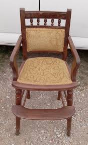 Walnut Child's High Chair | eBay