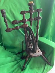 Antique Handmade Spinning Wheel - Etsy