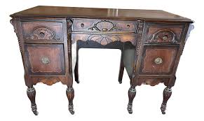 Early 1900s Desk/Vanity on Wheels | Chairish