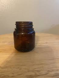 Antique Trademark Amber Vaseline Jar Bottle VINTAGE Chesebrough NY RARE | eBay
