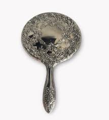 Set Vintage Victorian Silver Plated Ornate Hand Mirror, Silver Plated Victorian Hand Mirror and Brush , Victorian Vanity Set - Etsy