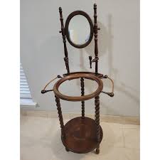 Early 20th Century Vintage Victorian Style Washstand With Pitcher and Bowl - Set of 3 | Chairish