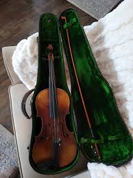 Vintage Made in Germany Stradiuarius Violin #1736 With Leather Case Metal Handle 19 Century - Etsy India