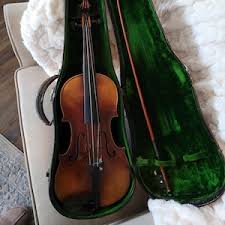Vintage Made in Germany Stradiuarius Violin #1736 With Leather Case Metal Handle 19 Century - Etsy