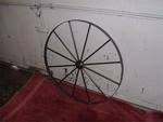Amish Metal Buggy Wheel - 24" Diameter from DutchCrafters Amish