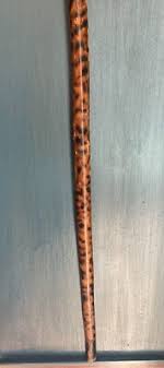 ANTIQUE AMERICAN FOLK ART CARVED WOOD SNAKE WALKING CANE ...