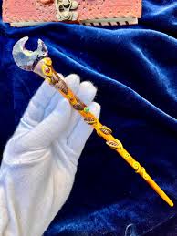 Amethyst Moon Wand: Wire Wrapped Crystal Magic Wand - Etsy