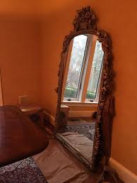 Large Continental Gilt Parlor Mirror, 20th Century For Sale at 1stDibs