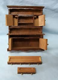 DOLLHOUSE FURNITURE Concord Queen Anne Welsh Buffet Cabinet (A1) | eBay