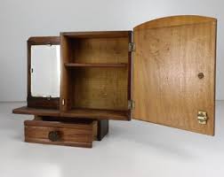 Art Deco Antique Medicine Apothecary Cabinet Wall Hanging Bathroom Shaving Cabinet - Etsy