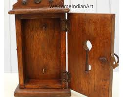 Key Hanger Antique Key Hook Handmade Wooden and Metal Block Hanger Old Vintage Hanging Claps With Logo Monogram Branding Used Hanger - Etsy