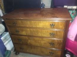 7 Vintage 1930's Wood Dresser Pulls ~ Old Maple Hardware 4" x 1 3/16" | eBay