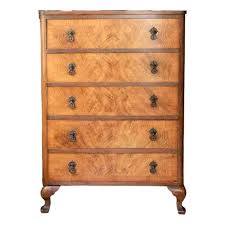 Antique Bedroom Chest of Drawers in Walnut | Chairish