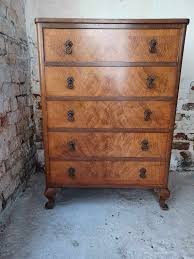 Antique Walnut Bedroom Chest of Drawers - Etsy