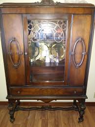 1920s Dining Room Set Table Six Chairs Buffet And China Cabinet | eBay