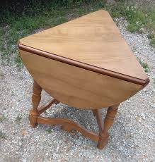Mid Century Maple Drop Leaf End Table by Athens / Side Table ...