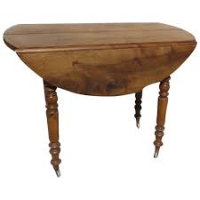 French Walnut Drop Leaf Dining Table Two Leaves c 1870. For ...