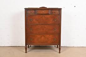 Landstrom French Regency Louis XVI Carved Burled Walnut Highboy Dresser, 1940s | eBay