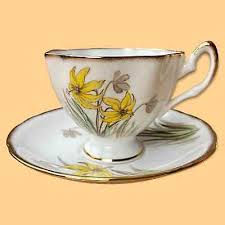 Vintage RARE Jonroth England Floral China Teacup and Saucer | eBay