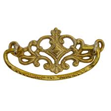 3cc Ornate Victorian Drawer Pull - 2 Available Finishes - Brass or Antique Brass - Etsy