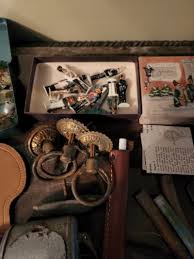 Vintage junk drawer items