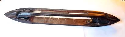 Vintage 16” Loom Weaving Shuttle Boat - Shuttle Tool made of Hardwood & Metal | eBay