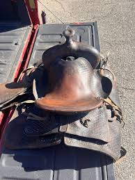 Scarce Antique Walter Newell Western Horse Saddle 14” Newells Saddle Shop St Lou | eBay
