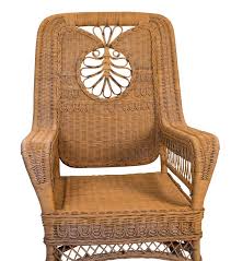 Vintage Hawaiian Wicker Rocking Chair, 1950s at 1stDibs ...
