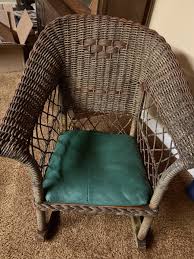 Antique Childs Wicker Rocking Chair | eBay