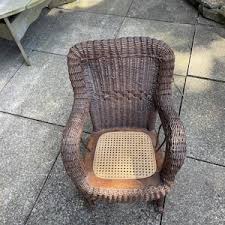 Child's Oak Press Back Rocker Rocking Chair 1900s Restored - Etsy