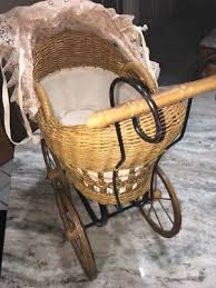 26 Inch Baby Carriage Vintage Collectible Doll Stroller RARE ...