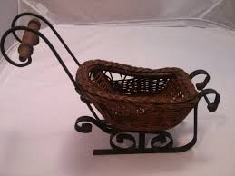 Vintage Small Wicker and Metal and Slide - Etsy