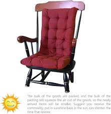 Amazon.com: GLMFAN Rocking Chair Cushion 27x20in Lounge ...