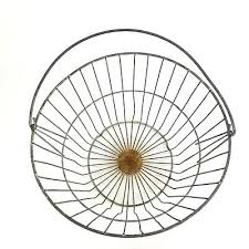 Wire Egg Farm Large Basket Primitive Patio Garden Primitive Antique Vintage | eBay