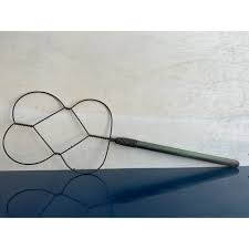 Wood Handled Vintage Rug Beater Collection Trio | Chairish