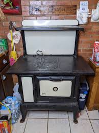 Antique Enamel Porcelain Dixie Wood Burning Cook Stove | Antique Paradise in Spring Lake Park: Tons of Unique Decor, Hand Tools, signs, Rustic Primitives, Furniture, Shop equipment, and a few suprises! |