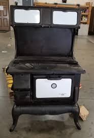 ANTIQUE CAST IRON Wood Burning Stove Birmingham Stove & Range Co $400.00 - PicClick