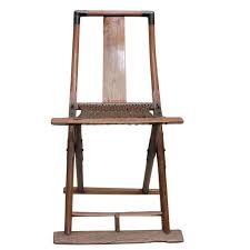 Chinese Wooden Folding Chair For Sale at 1stDibs
