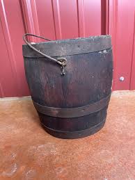 Antique Wooden Paint Bucket/pail Antique Advertising Carter White Lead Co. Wood Paint Bucket - Etsy