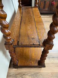 Antique French Style Carved Oak Green Man Dessert Buffet c. Late 19th Century For Sale at 1stDibs