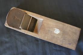 Japanese Antique Wood Planer With Sign Carpenter Tool Blade ...