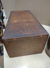 WWII Era 1940s Globe Wernicke United States Army Air Force File Drawer Oak Box | eBay