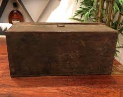 Antique 1900's 10" Metal Bank Lock Box - No Key - Vintage Banking Bank Decor - Storage Box - Industrial Home Decor - Tin Storage Container - Etsy