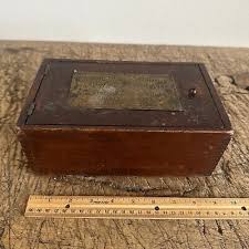 Antique Wooden Sample Box Educational Exhibit Cocoa and Chocolate Walter Baker | eBay