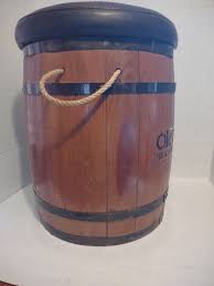 Old Grand Dad 18" Whiskey Barrel Seat/Storage Head of the ...