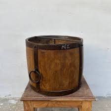 Old Antique Wooden Primitive Antique Pot, Vintage Wooden ...