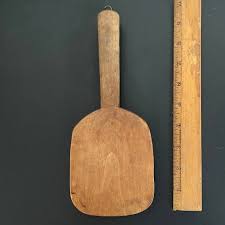 Antique Wood Butter Paddle and Chopper Vintage Primitive ...
